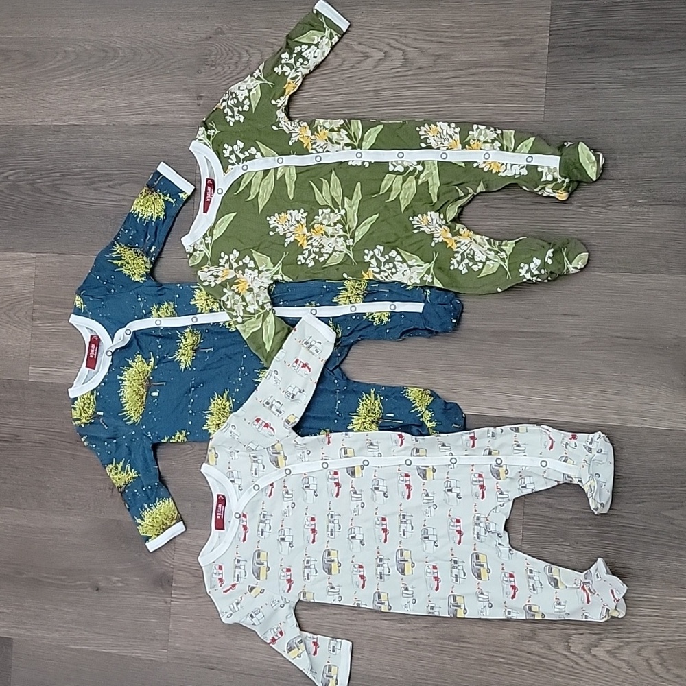 Bundle of Snap Footed Rompers